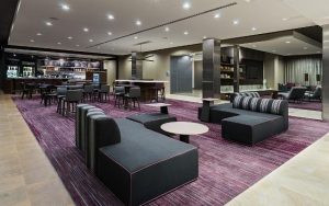 The lobby: Interior lighting and electrical Courtyard Marriott Katy, Texas
